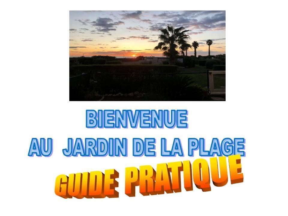 Le Jardin De La Plage - T2 - Terrasse Jardin 30M2 - Piscine - Clim- Wifi -Parking Canet-en-Roussillon Exteriör bild
