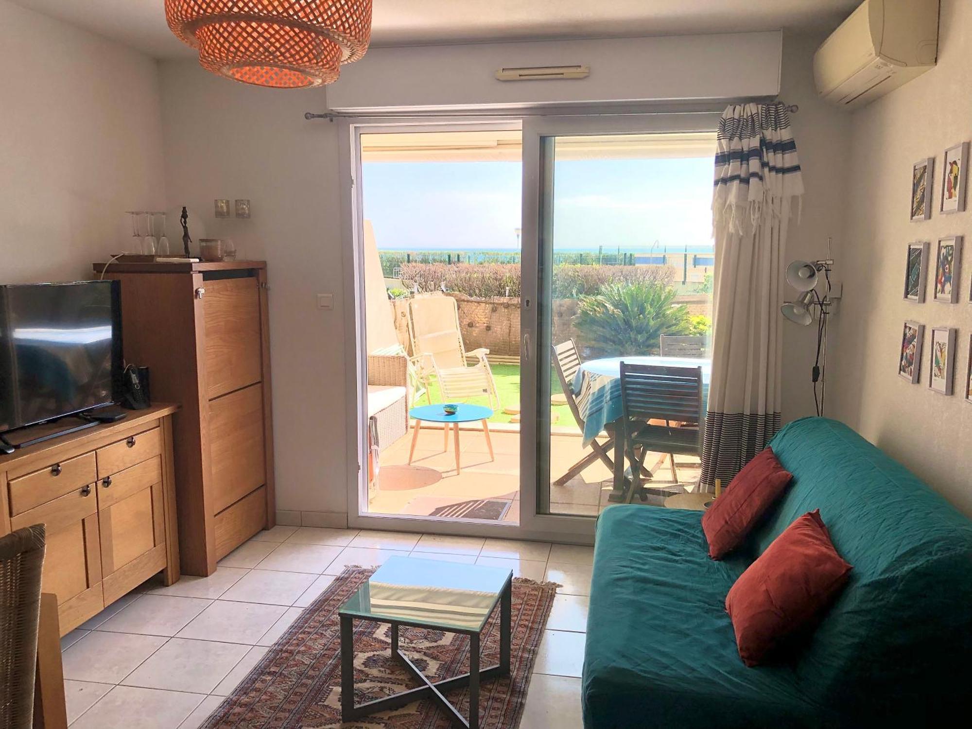 Le Jardin De La Plage - T2 - Terrasse Jardin 30M2 - Piscine - Clim- Wifi -Parking Canet-en-Roussillon Exteriör bild